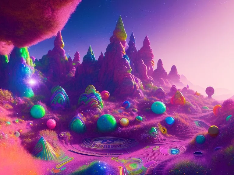 colorful underground crystal cosmic and galactic ambiance hill sky rocks sunny pool surreal, full of details, smooth, bright sunshine，soft light atmosphere, light effect，vaporwave colorful, concept art, smooth, extremely sharp detail, finely tuned detail, ultra high definition, 8 k, unreal engine 5, ultra sharp focus