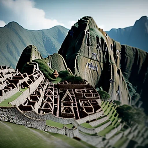 machu pıcchu, unreal engine, realistic