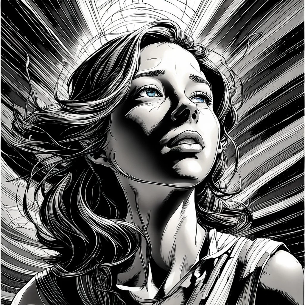 As the music reaches its climax, the woman's body begins to sway back and forth, as if she's lost in the emotions of the song. Tears well up in her eyes, and she lets out a soft, mournful sigh. The recording ends, and she sits back in her chair, lost in thought once againAnd she looks in the other direction