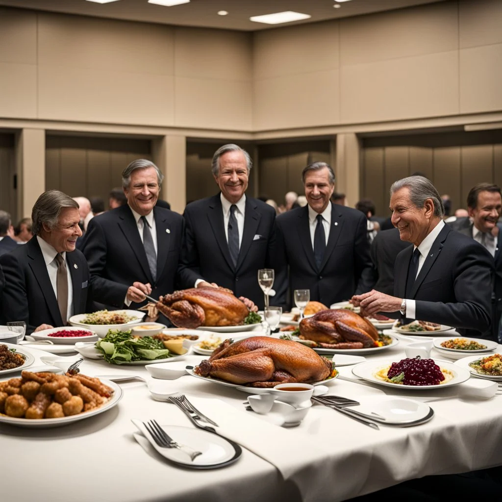 Thanksgiving dinner at FBI Headquarters