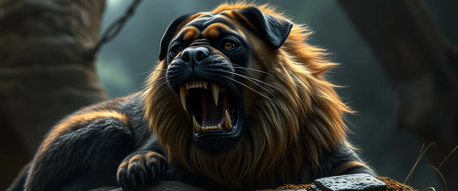 sauron pug lion panther