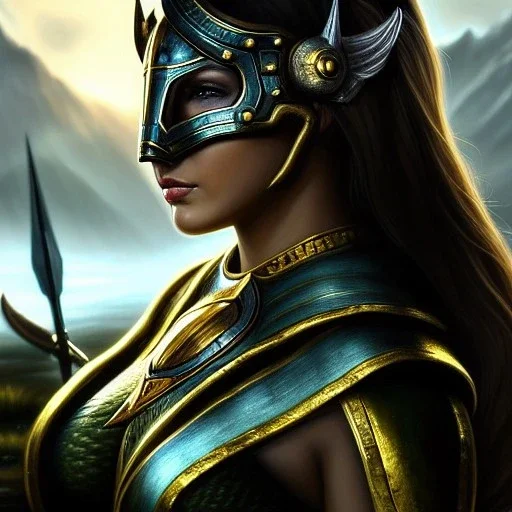 ultra detailed fullbody Portrait in oil on canvas of a beautiful busty woman with Skyrim Dragon priest mask and armor,extremely detailed digital painting, extremely detailed face,crystal clear Big eyes, mystical colors ,perfectly centered image, perfect composition,rim light, beautiful lighting, 8k, stunning scene,extremely sharp detail, finely tuned detail, ultra high definition raytracing, in the style of robert e howard and pablo oliveira and Ken Kelley and Ohrai Noriyoshi and Simon Bisley