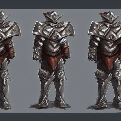 mail and clothe armor concept art videogame