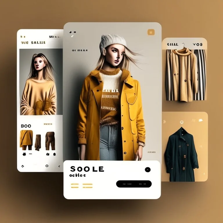 Social media design for a clothing store