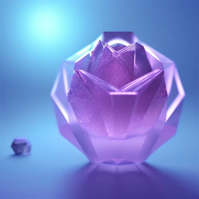 transparent crystal rose, crystallized, cinema lighting, cinema 4d, octane render, 3d render, incrate detailed,fantasy art, photo realistic, shinening light,moonstone crystal bird, iresendent, realistic, shine, epic