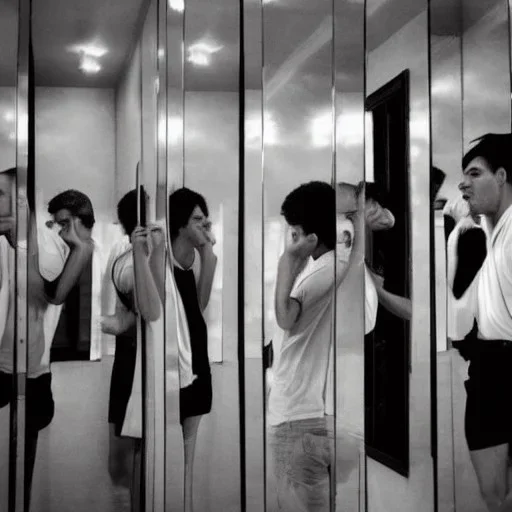 many mirrors multiplying men