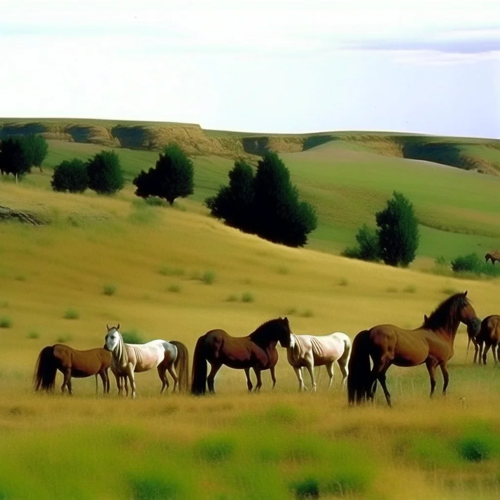 Nebraska 1997 Wild Horse Hill Photo