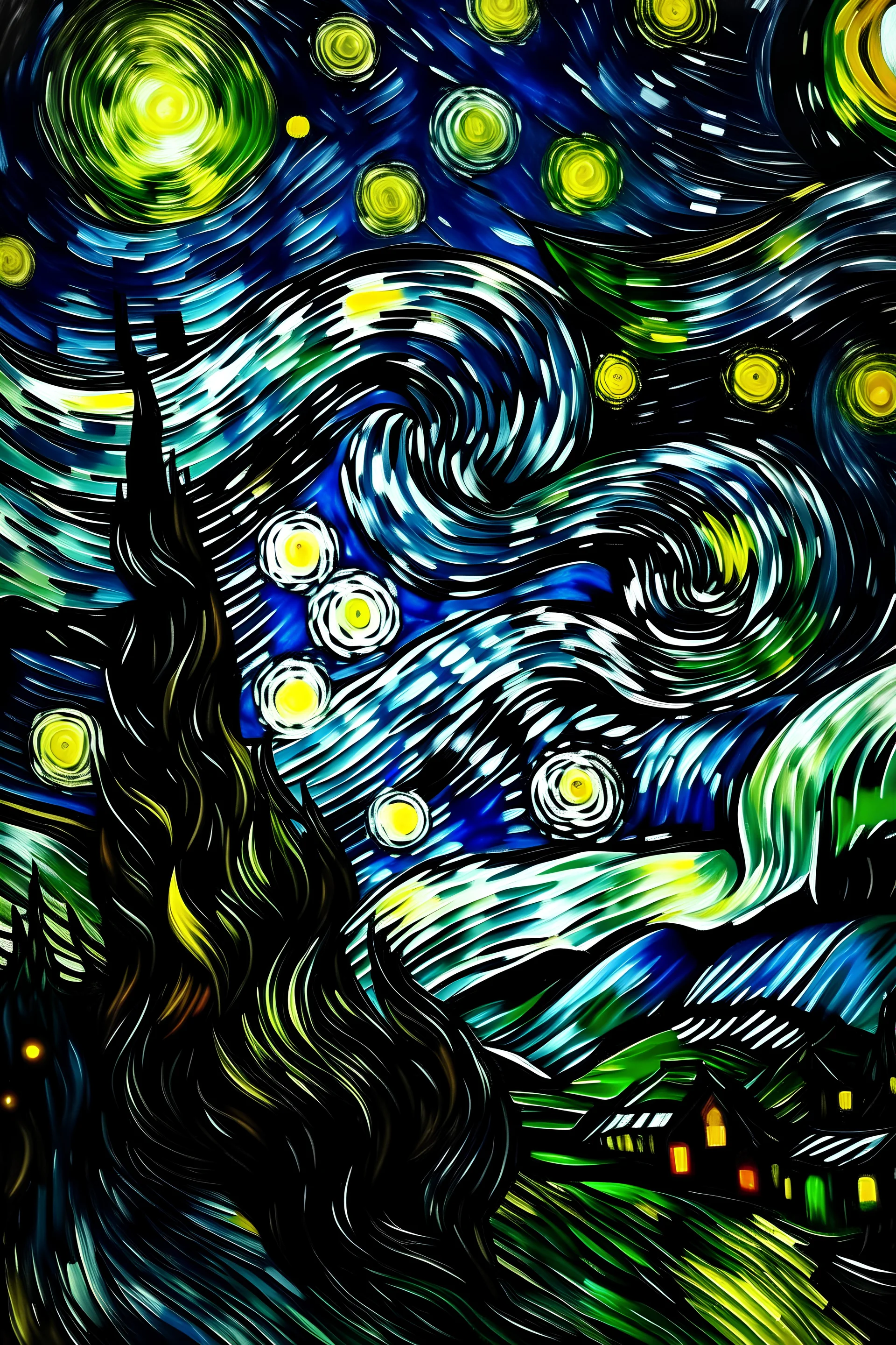 The Starry Night by Van Gogh