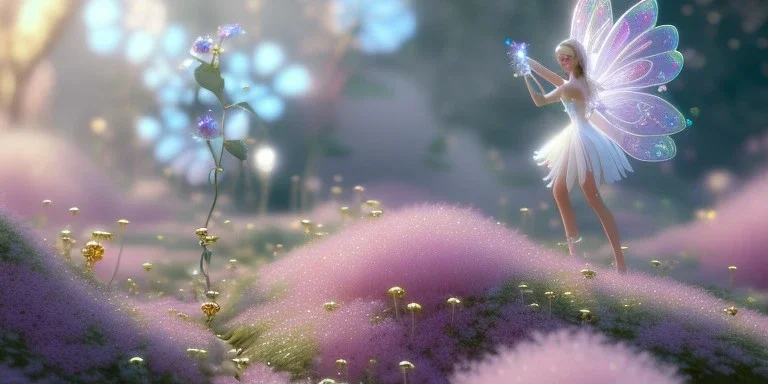 crystal subtle flower in a galactic ambiance beautiful fairy, transparent, delicate colors, in the foreground, full of details, smooth，soft light atmosphere, light effect，vaporwave colorful, concept art, smooth, extremely sharp detail, finely tuned detail, ultra high definition, 8 k, unreal engine 5, ultra sharp focus