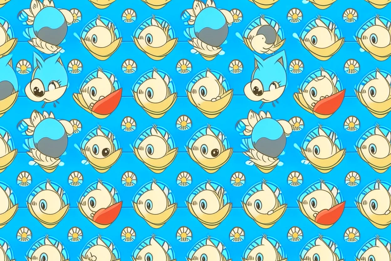 SONIC HEDGEHOG theme PATTERN