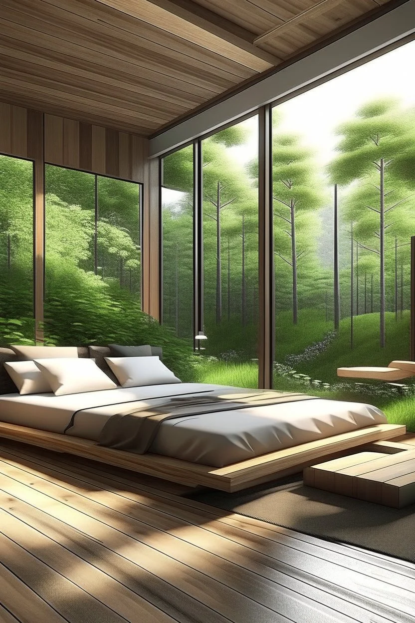 modern sudy room designs with nature