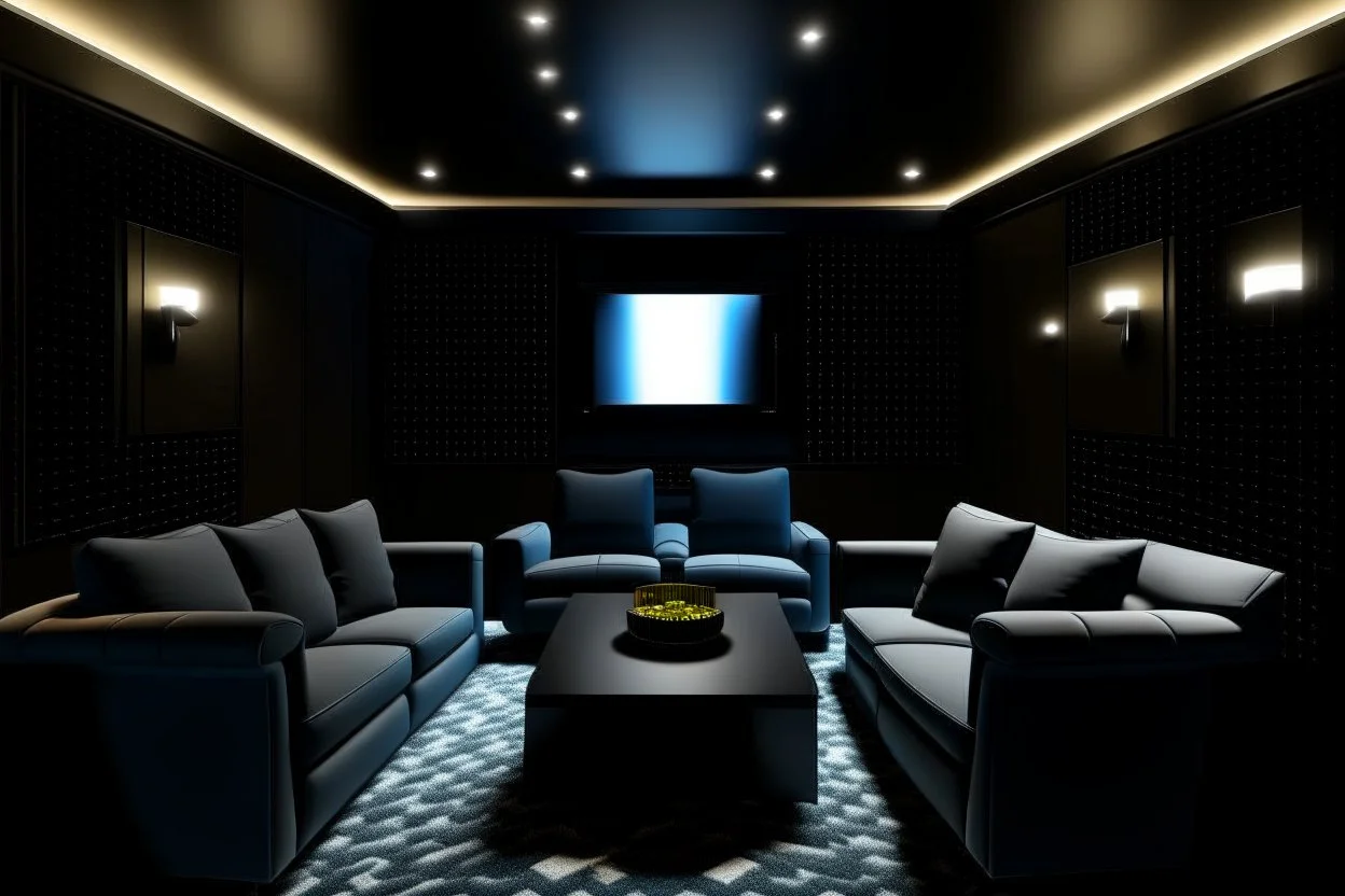 a dedicated home cinema room