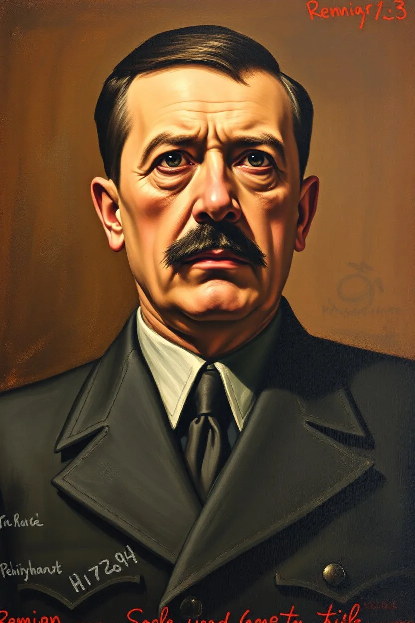 Mexican Hitler painted by Rembrandt