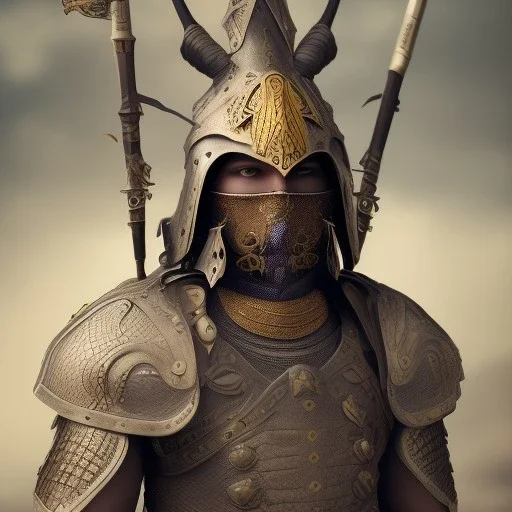 photograph of a warrior with crocodile themed armour. extremely detailed. dslr. 85 mm.perfect position, unreal engine