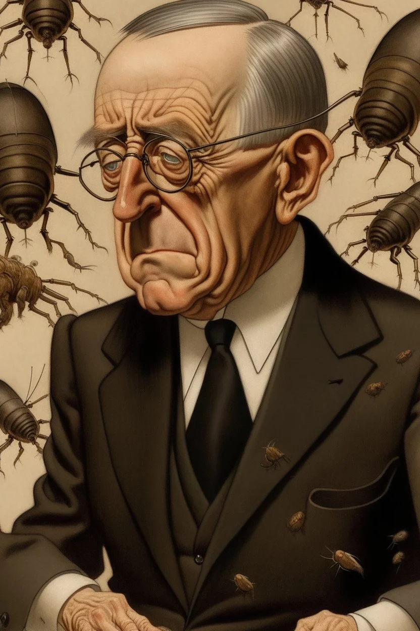 President Woodrow Wilson drawn and quartered by ants body parts field of gore