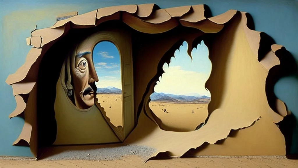 trompe l'oeil dali