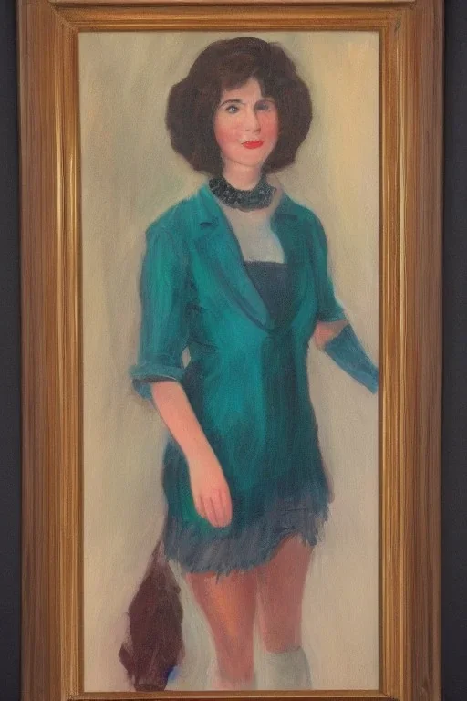 Portrait lady, full body shot, full-color medium shot Dollette