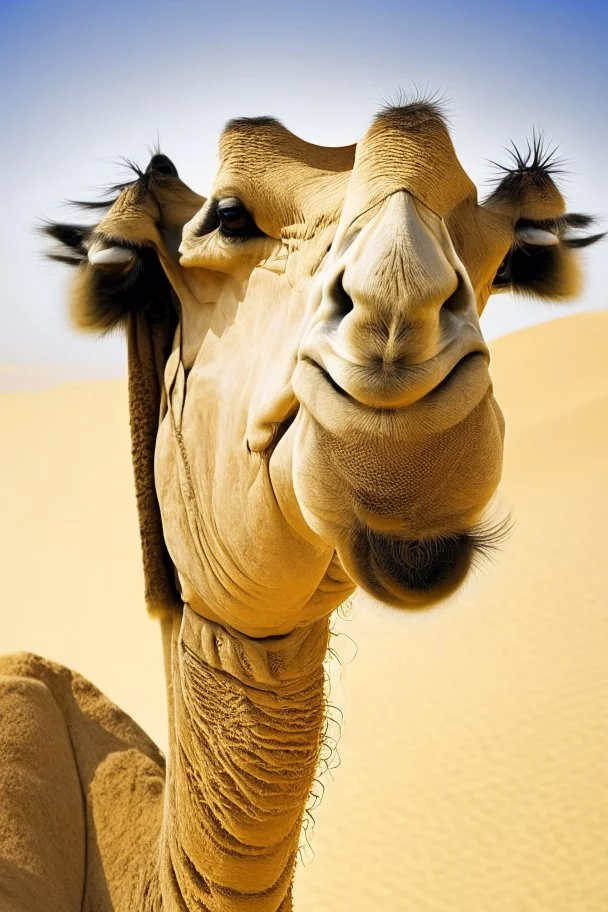 camel with human face