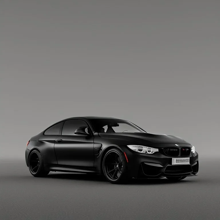 matte black BMW M4