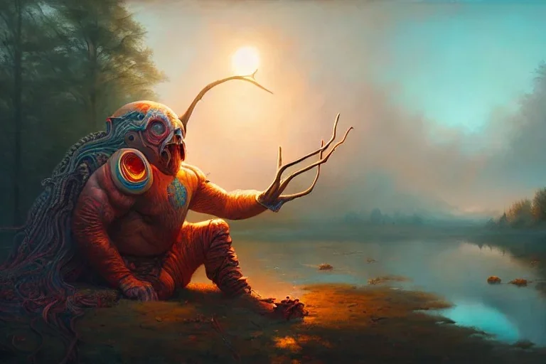 Radagon, Marika, Elden Ring, Lands between, Lumen Reflections, Wide Angle, rich details, High definition, Martin Wittfooth, Mandy Jurgens