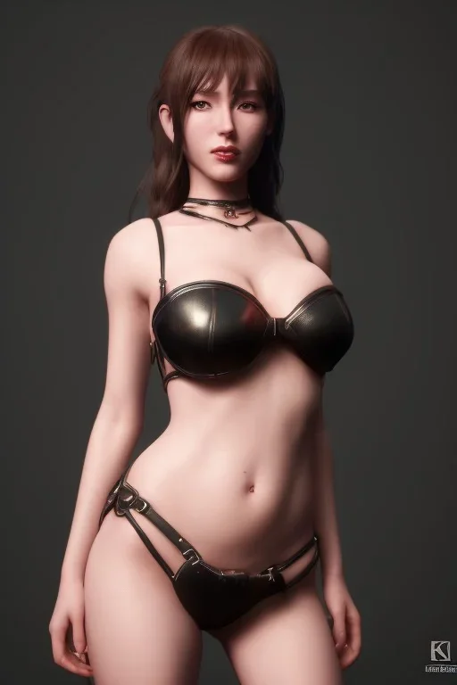 dominatrix in the style of anmo knight. unreal engine 5, artistic lighting, highly detailed, photorealistic, fantasy