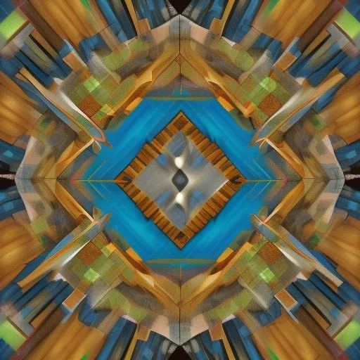 wood kaleidoscope