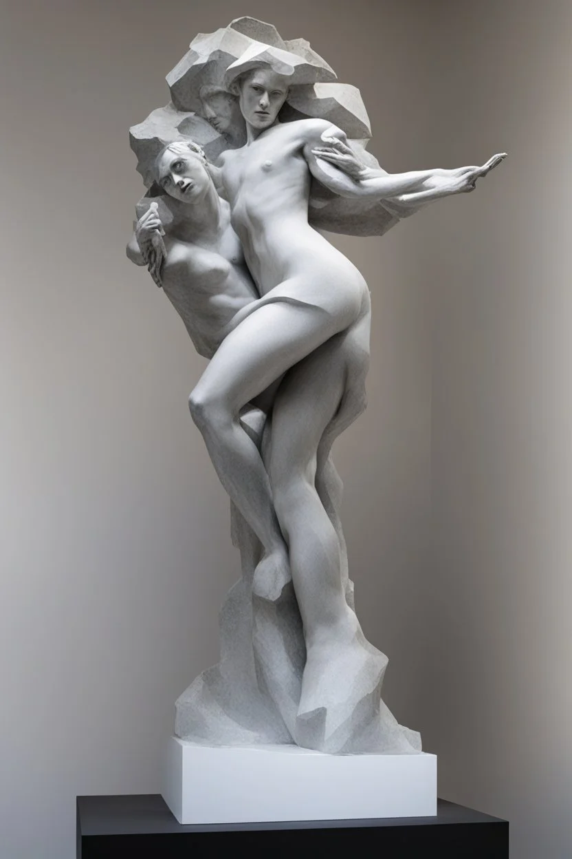 the sculpture is unusual