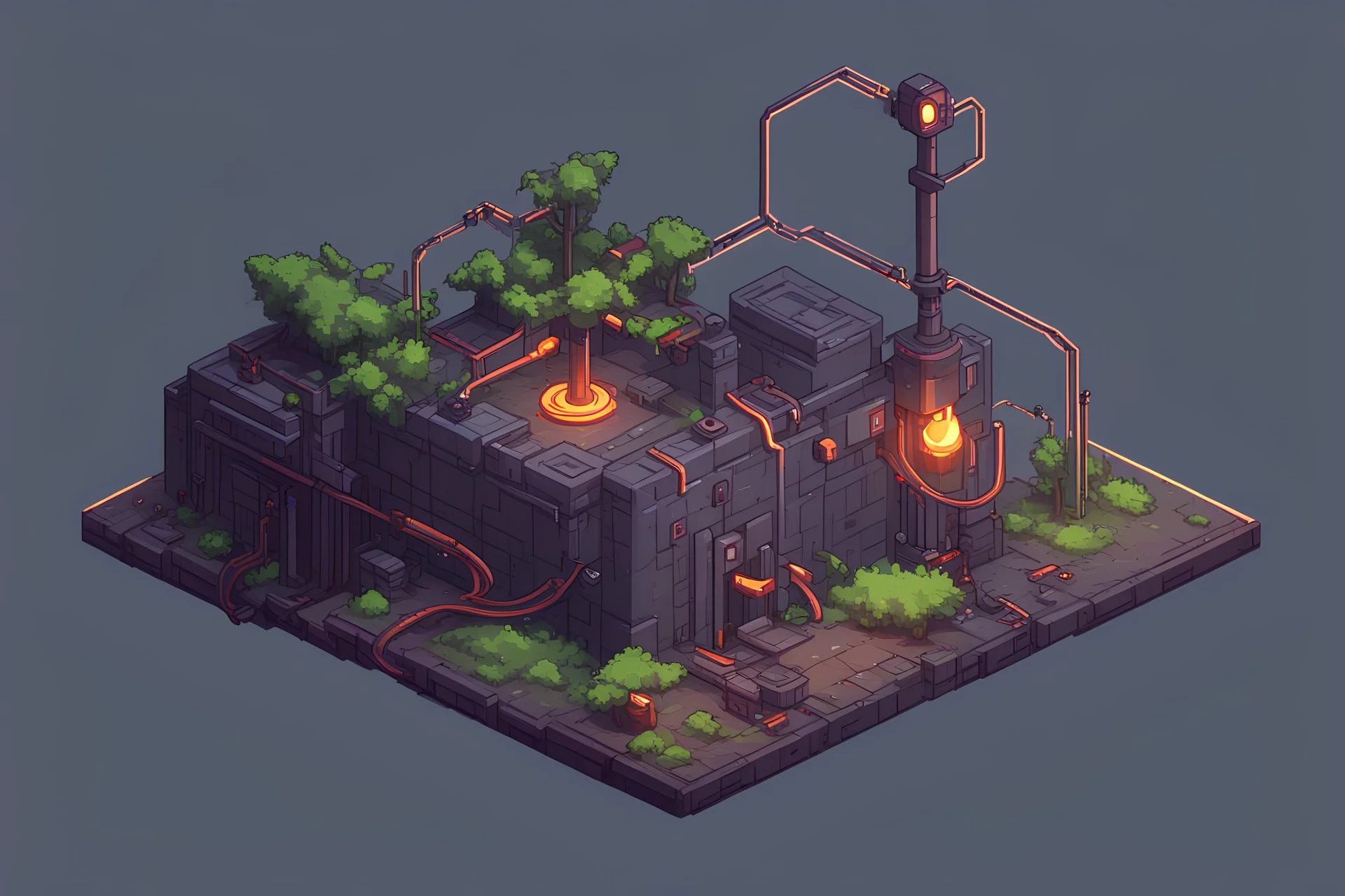 electricity trap, 2D, pixel art, game asset