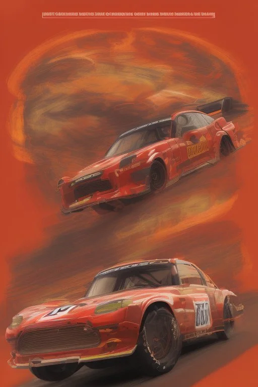 "I'm looking for a visually striking poster for the 'Achayo Motorsport Extravaganza.' The main focus should be a high-performance race car prominently featuring the 'Achayo' logo. The color palette should be vibrant and energetic, with dynamic elements like racing tracks or speed lines to convey motion. Include cheering crowds or spectators in the background to amplify the excitement. Use bold typography for the event name and incorporate checkered flags, racing helmets, and other motorsport-rel