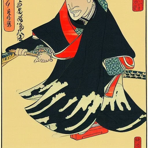 biden ukiyo-e art