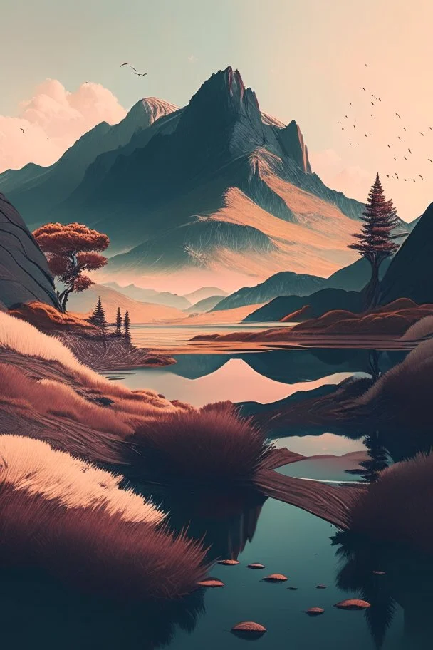 paisaje tipo de aesthetic