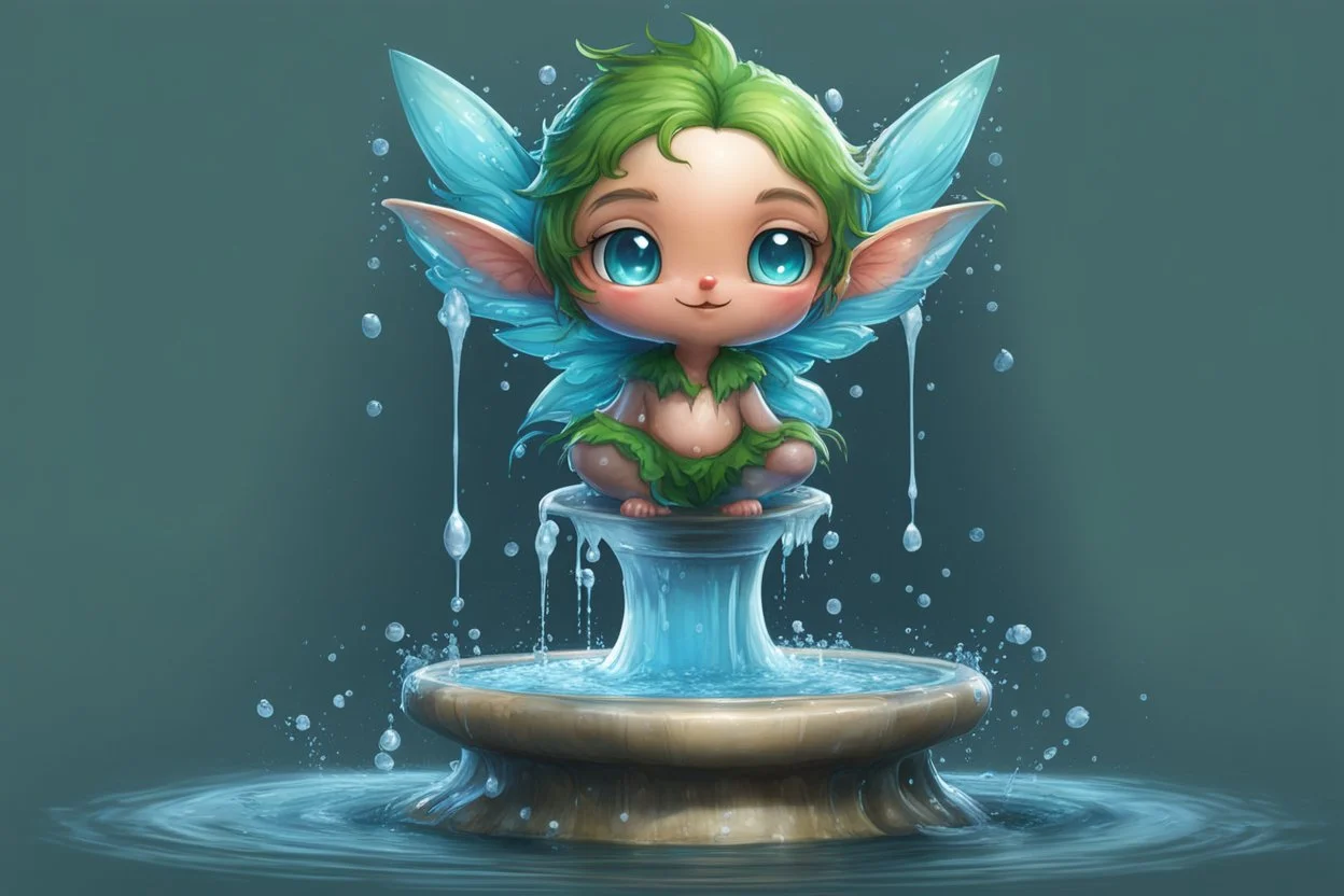 фонтан, персонаж водяной