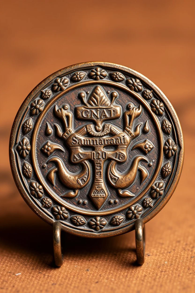 front view of samarrai token