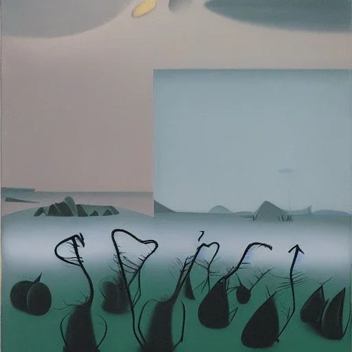 landscape by yves tanguy and dr seuss