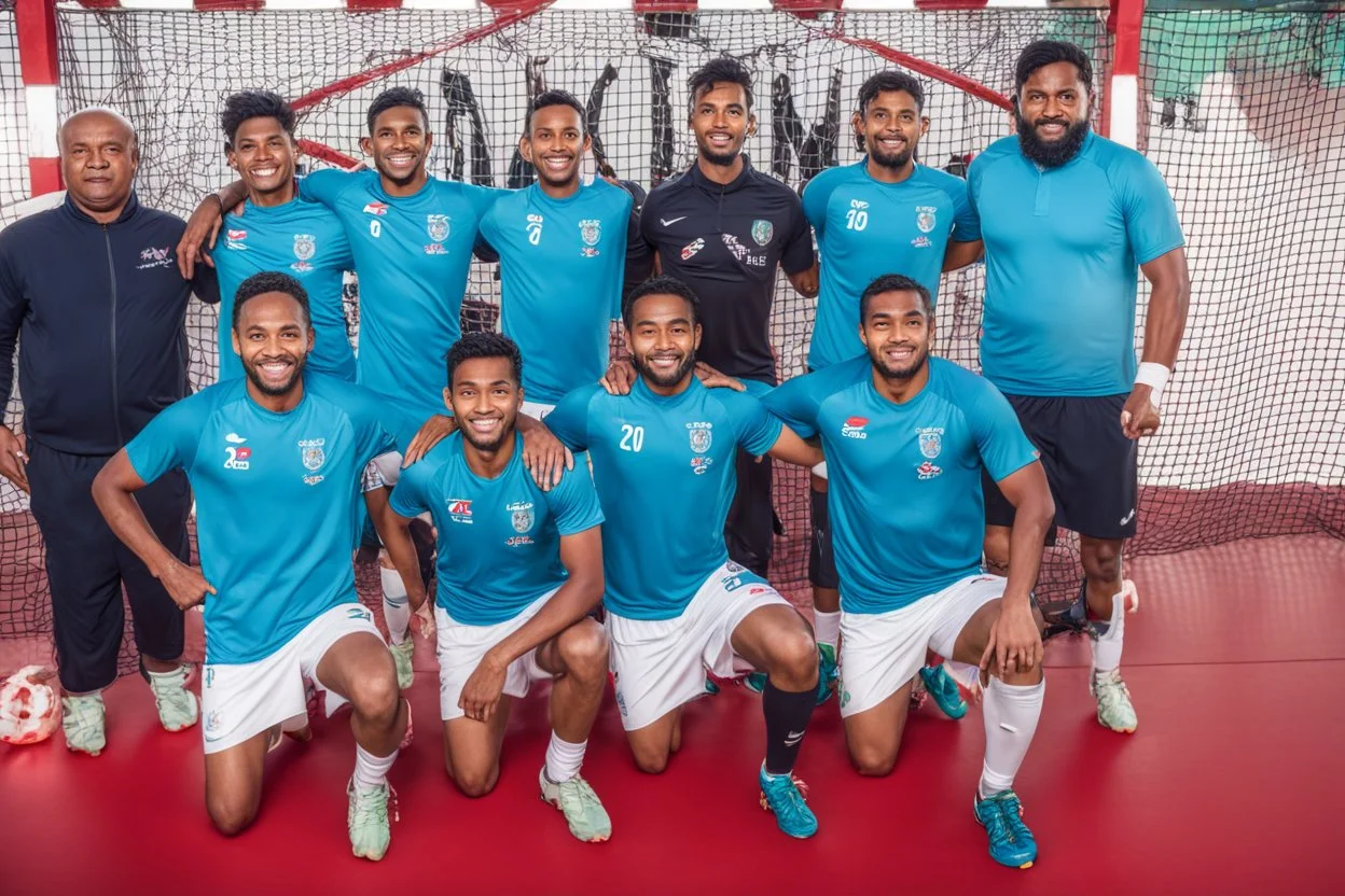 bangladesh football team, Filmado em Canon EOS R5, lente 50mm, profundidade de campo, velocidade do obturador 1/1000, f/2.8, balanço de branco, 6000k. Alta resolução, detalhes realistas, efeito HDR, grão de filme, 4K. –ar 16:10 –s 700 –q 5