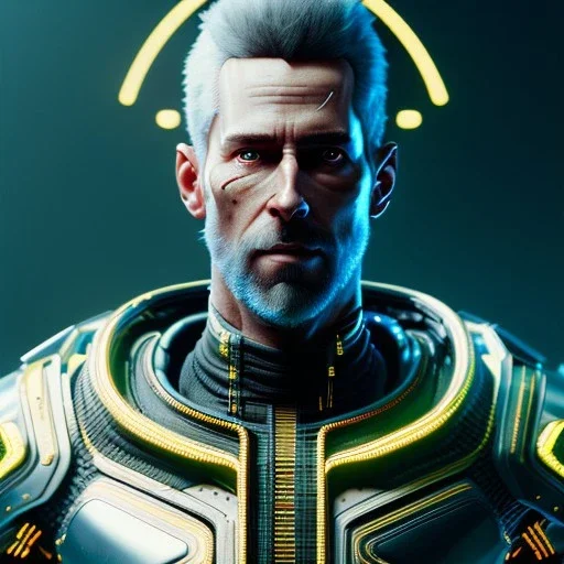 octane render, 8k, ultra highly detailed, intricate details, shiny, humanoid, cyberpunk 2077, sky blue eyes, cyborg, metallic, armour