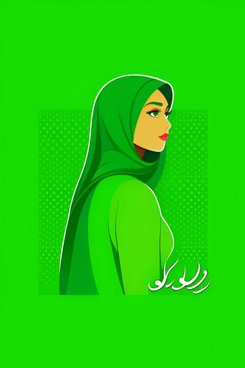 Style: Flat illustration Text: "الاثنين" green background)