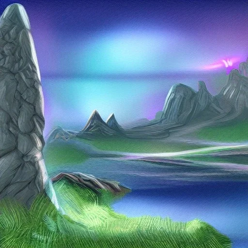 Vulcan landscape digital art