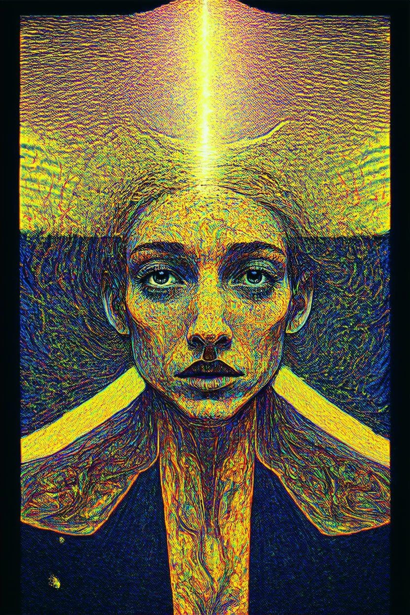 Spiritual allergy to mediocrity; neo-surrealistic optical art