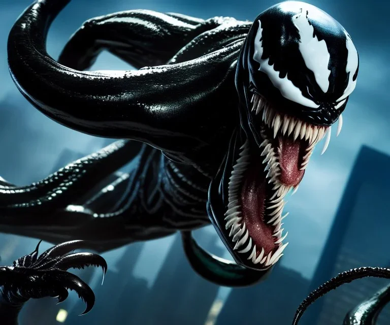 venom supervillain, 4k, baby