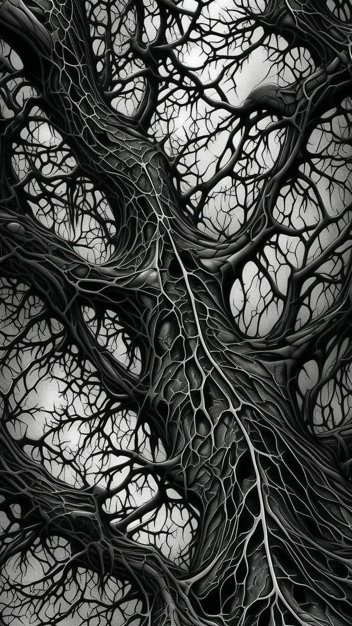 black vein, human veins, mixing together a lot of them, like a forest, big and small veins a lot of them