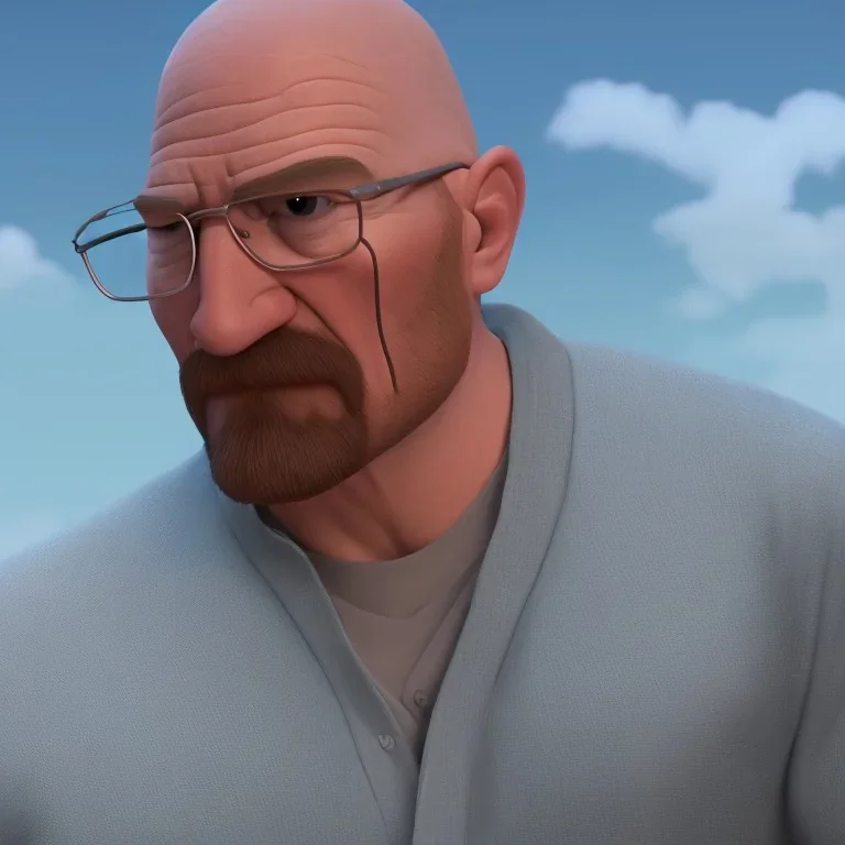 Walter white 8k realistic face with a fedora