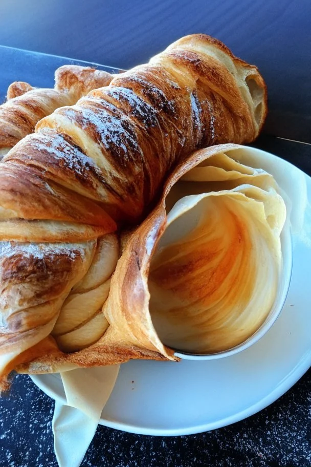 coffee croissant kangaroo point