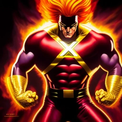 Ultra detailed fullbody Portrait in oil on canvas of X-men -beautiful dark phoenix on fire,extremely detailed digital painting,ultrarealistic skin,intense stare, extremely detailed face, crystal clear eyes, mystical colors ,perfectly centered image, perfect composition, rim light, beautiful lighting,masterpiece ,8k, stunning scene, raytracing, anatomically correct, in the style of uncannyknack and Ohrai Noriyoshi and robert e howard and Steve Jung and Wizyakuza and Simon Bisley.