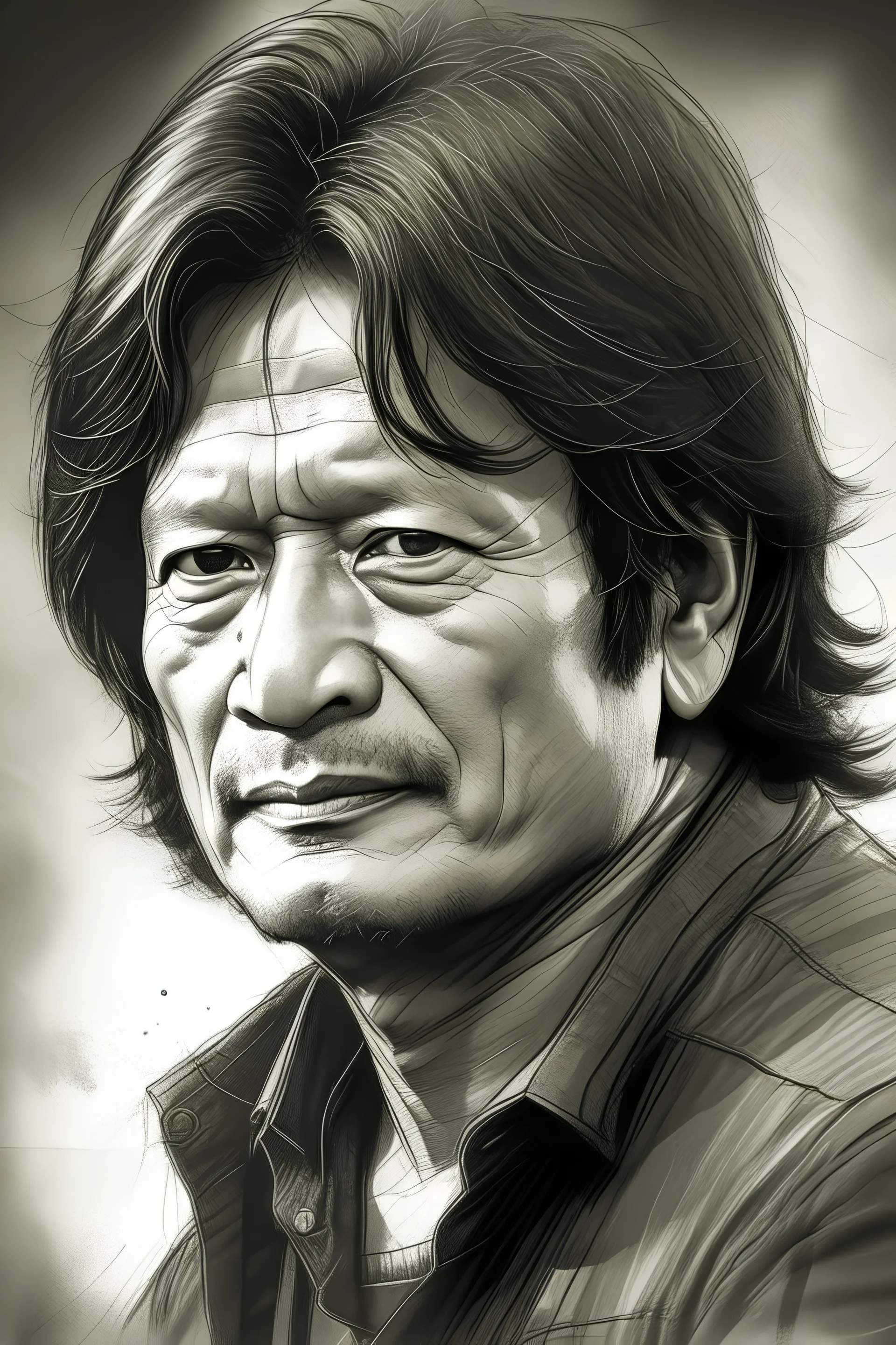 sketch of rajesh hamal