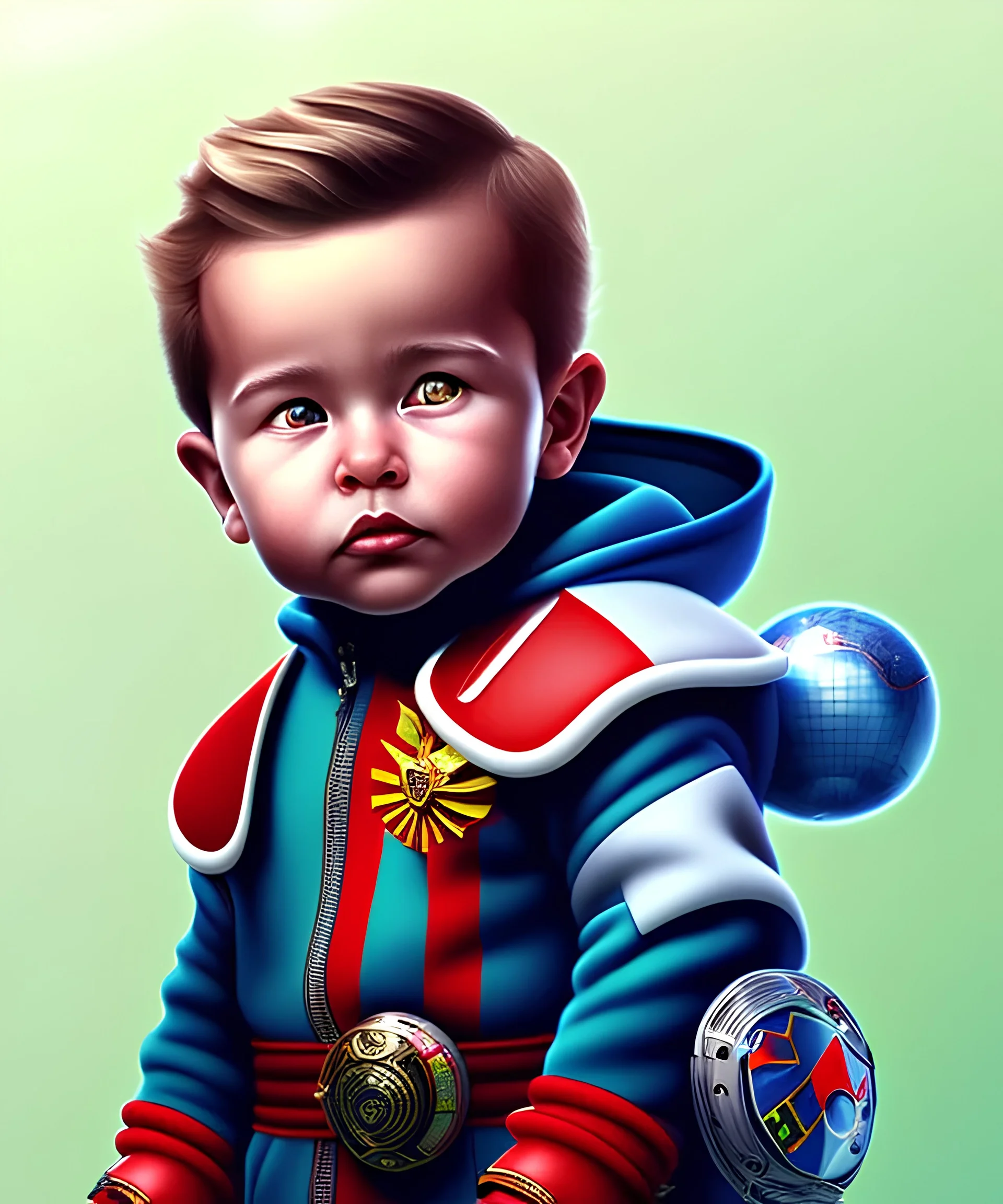 Little boy, realistic