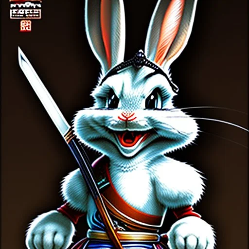 Bugs Bunny as a Samurai