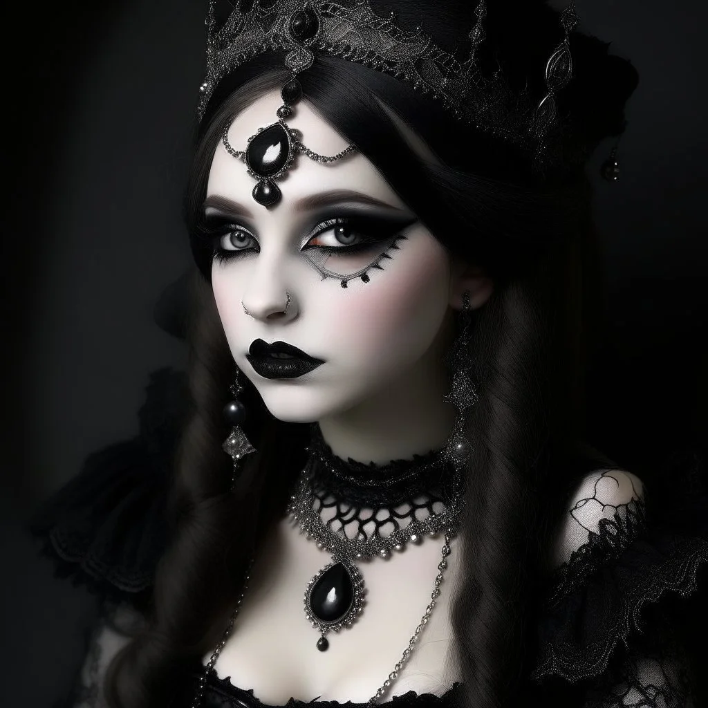 princess makeup gothic art