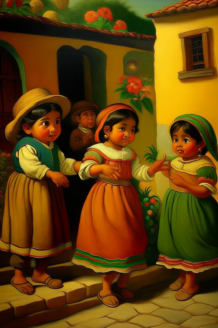 mexican childeren painting neoclassism