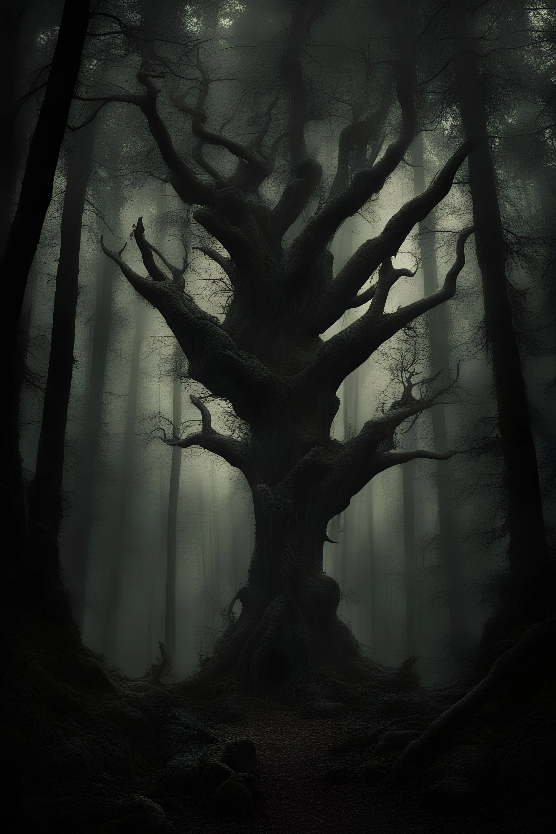 dark fantasy forest